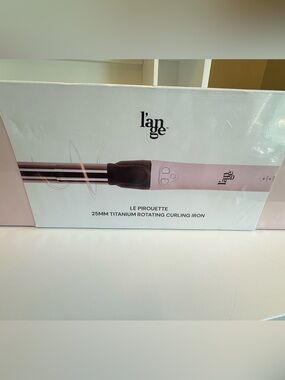 l'ange Le Pirouette 25mm Titanium Rotating Curling Iron - NEW, Sealed Box